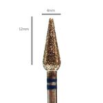 Pedi Planet diamond bit drop-shaped (medium grit)