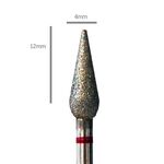 Pedi Planet diamond bit drop-shaped red (fine grit)