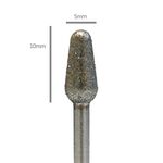 Pedi Planet diamond bit small mace-shaped (extra coase)