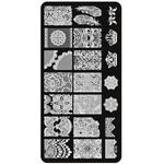 Aphro Nails nail stamping plate Texture Pattern BC03