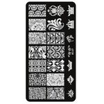 Aphro Nails nail stamping plate Ornamental BC07