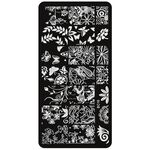Aphro Nails nail stamping plate Magical Garden BC16