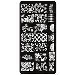 Aphro Nails nail stamping plate Leafy JQL04
