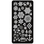 Aphro Nails nail plate Snowflake YZW-L01