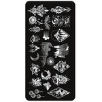 Aphro Nails nail stamping plate Dream World YZW-L18