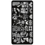Aphro Nails nail stamping plate Floral Chest BC14