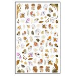 Aphro Nails nail Brown Life sticker F771