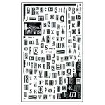 Aphro Nails nail sticker Letters F742
