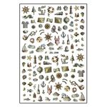 Aphro Nails nail sticker Sailing ZS208