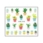 Aphro Nails nail sticker Cactus girl YZW3145
