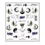 Aphro Nails nail sticker Day and night YZW3141