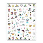 Aphro Nails nail sticker Face of Cartoon CA734