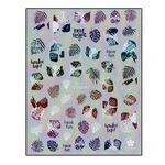 Aphro Nails nail sticker Leaf mania Colorful CJ010SZ