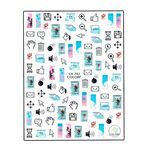 Aphro Nails nail sticker Social Life CA743