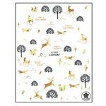 Aphro Nails nail sticker Winter Forest Gold CJ021A
