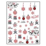 Aphro Nails nail sticker Xmas Ball Red CJ022P