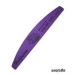 Aphro Nails waterproof half-moon shaped file purple 100/180