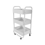 Carello metal tool trolley with 3 shelves