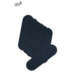 Disposable foot file sanding pad oval black 80 grit 20 pcs/pack