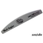 Aphro Nails nail buffer grey halfmoon 100/180