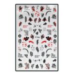 Nail Sticker Artistic Leaves F746