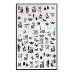 Nail Sticker Butterfly F749