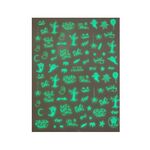 Nail Sticker Glow Halloween CY010