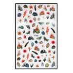 Nail Sticker Green Garden F758