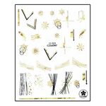 Nail sticker Ice Flower CJ024