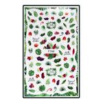 Nail Sticker Indoor Plant F760