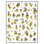 Nail sticker Mine Gems CJ018