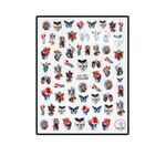 Nail Sticker Skull CA725