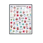 Nail Sticker Snowman CA721