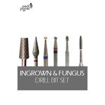 Pedi Planet Ingrown & Fungus drill cutter set 6pcs