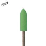 Pedi Planet narrow rubber nail polishing head green/medium