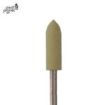 Pedi Planet narrow rubber nail polishing head light green