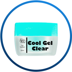 Clear nail gels