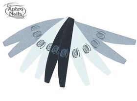 Aphro Nails nail file halfmoon 10 pcs package