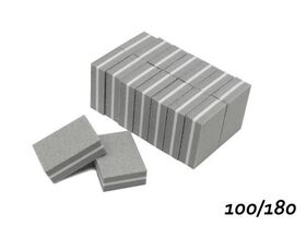 Pedi Planet MINI buffer sheet cube GRAY 100/180 10pcs / pack