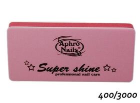 Aphro Nails quick shine block pink 400/3000