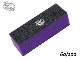 Aphro Nails nail buffer block black-violet 60/100/100