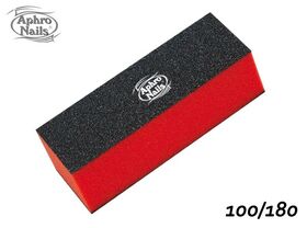 Aphro Nails nail buffer block black-orange 100/180/180
