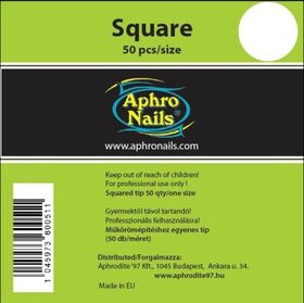 Aphro Nails Square tip refill (50pcs/size)