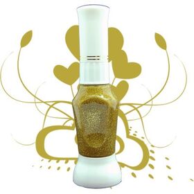 Gold glitter 2 way nail art pen