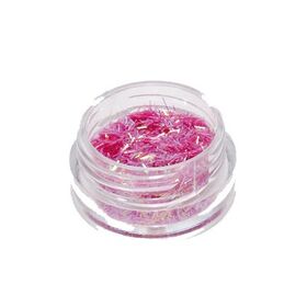 Nail glitter stripe pink