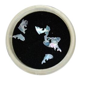 Nail art shell leaf Dolphin