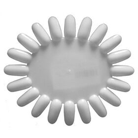 Nail polish color wheel white
