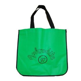 Aphrodite textile shopping bag green