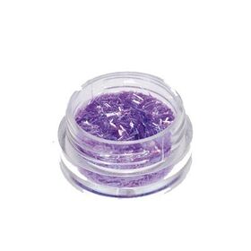 Nail glitter stripe purple