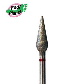 Pedi Planet diamond bit drop-shaped red (fine grit) 2